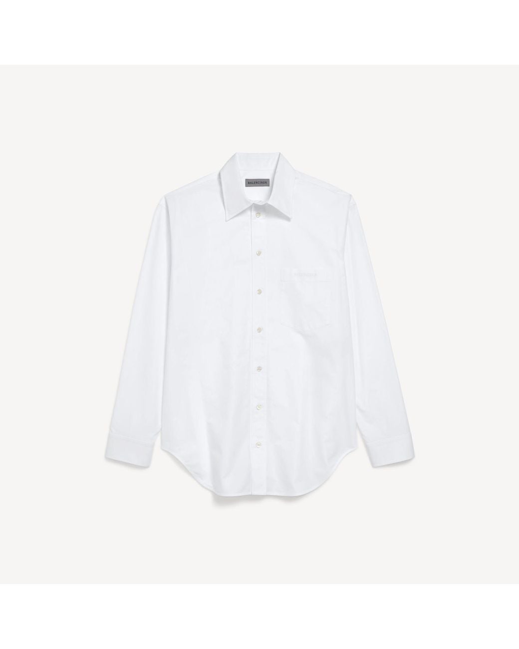 Balenciaga White Regular Fit Shirt for men