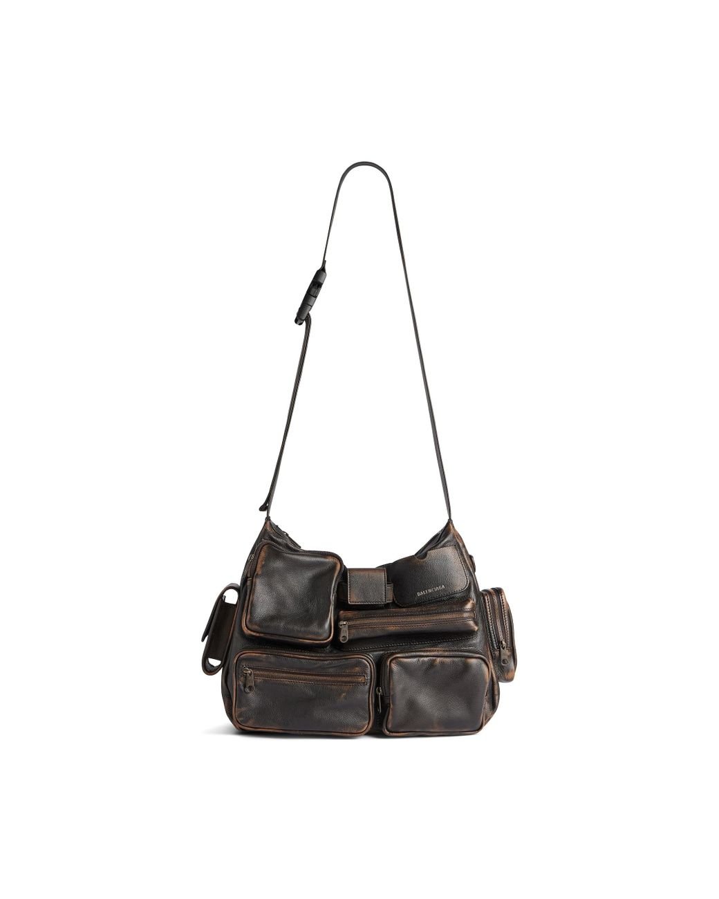 Balenciaga Superbusy Messenger Bag in Black for Men | Lyst