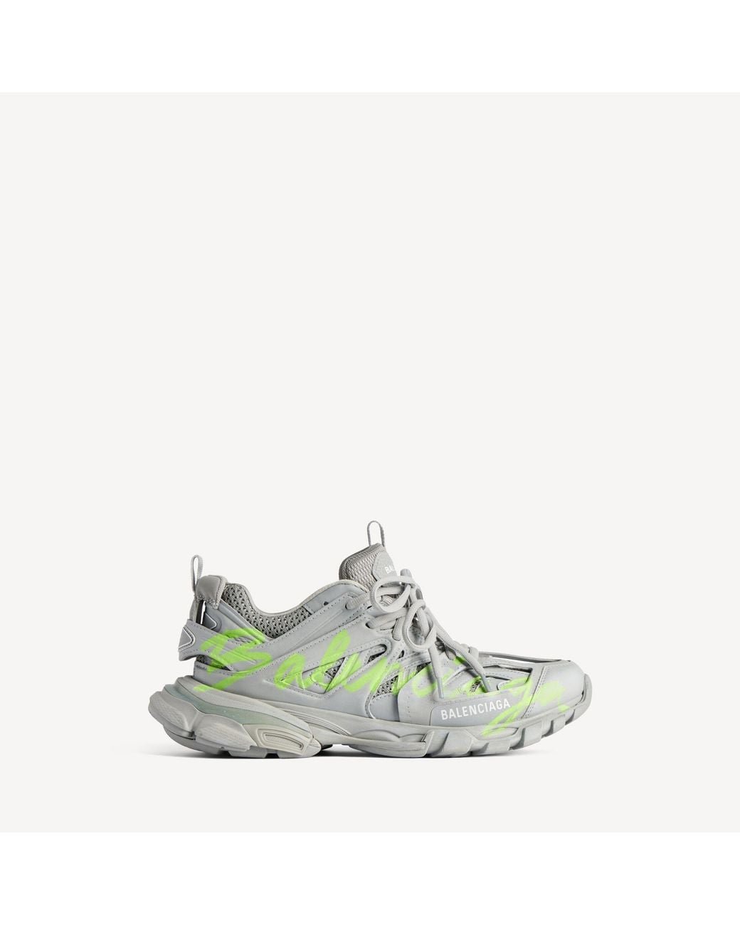 Balenciaga Green Sneakers Track Polyurethane Trainers for men