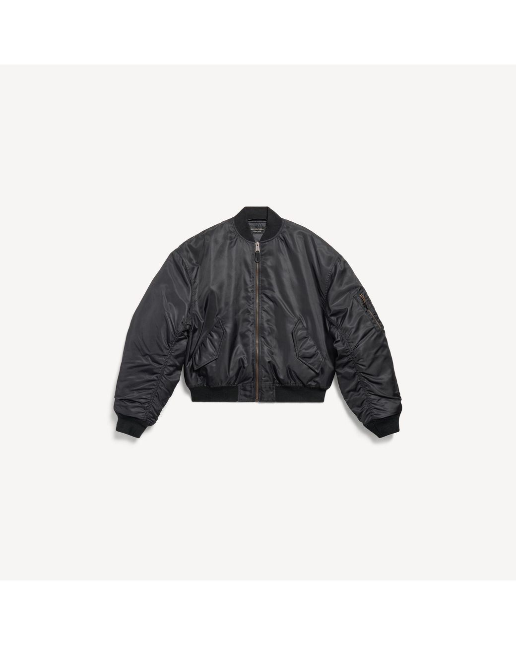 Balenciaga Black Standard Bomber Jacket for men