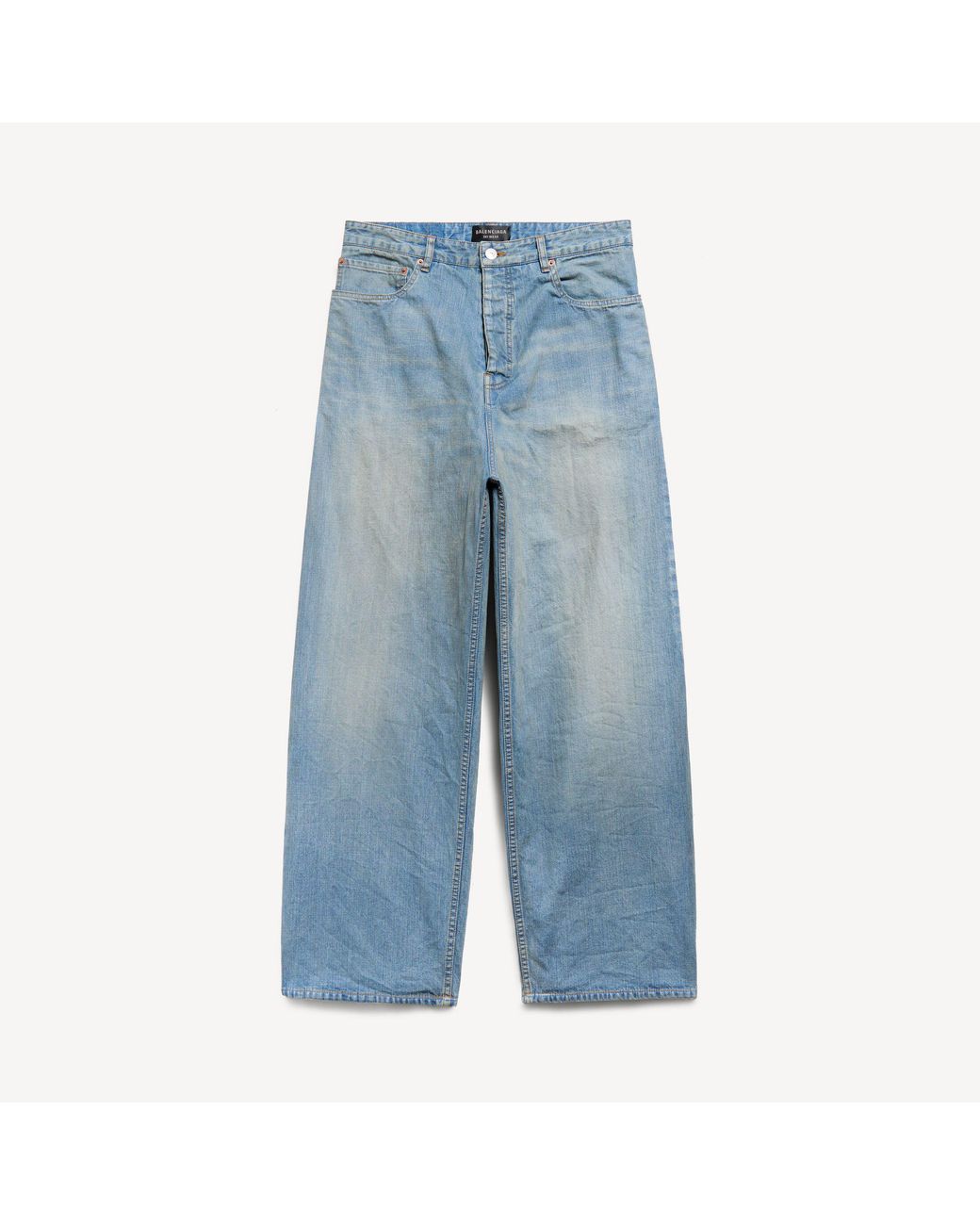 Balenciaga Blue Waterproof Jeans for men