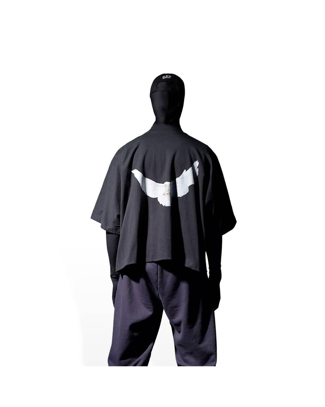 Tシャツ・カットソー eezy Gap Engineered By Balenciaga Dove No Seam T-Shirt Black eezy Gap Engineered By Balenciaga Dove No Seam T-Shirt Black