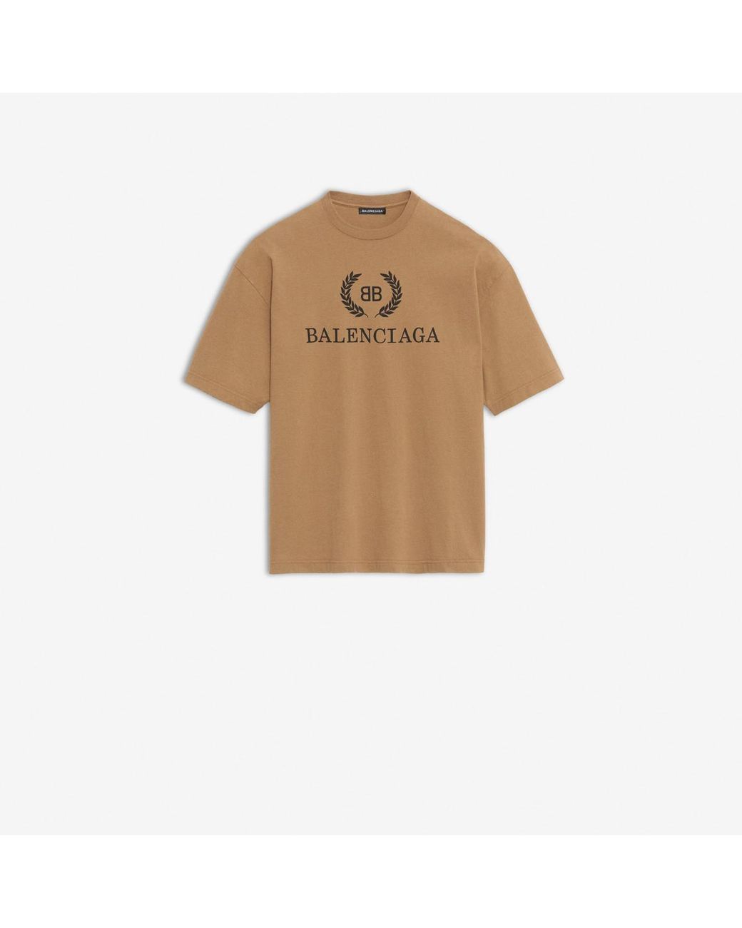 Balenciaga Bb T-shirt in Natural for Men | Lyst