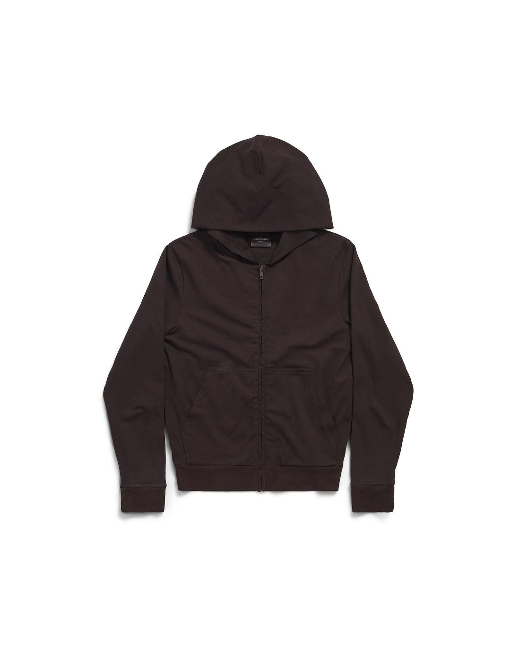 Balenciaga Zip Up Hoodie Slim Fit in Black Lyst UK