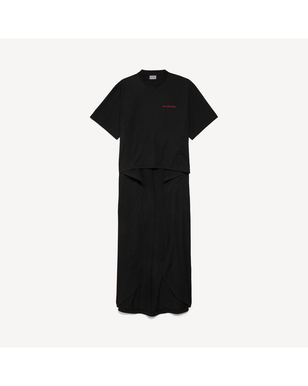 Balenciaga Black Back Gradient Train T-Shirt