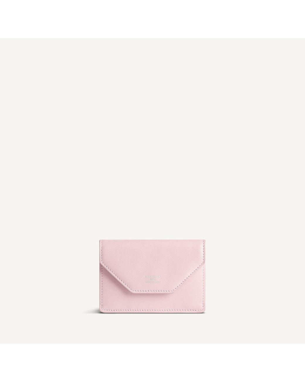 Balenciaga Pink Envelope Mini Wallet
