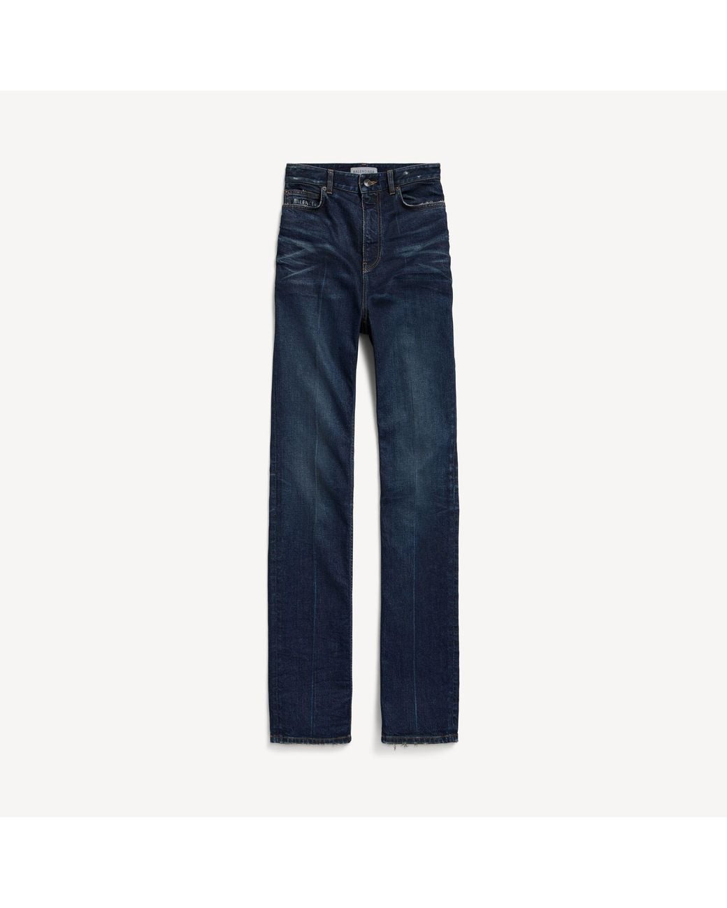 Balenciaga Blue High Waist Slim Jeans