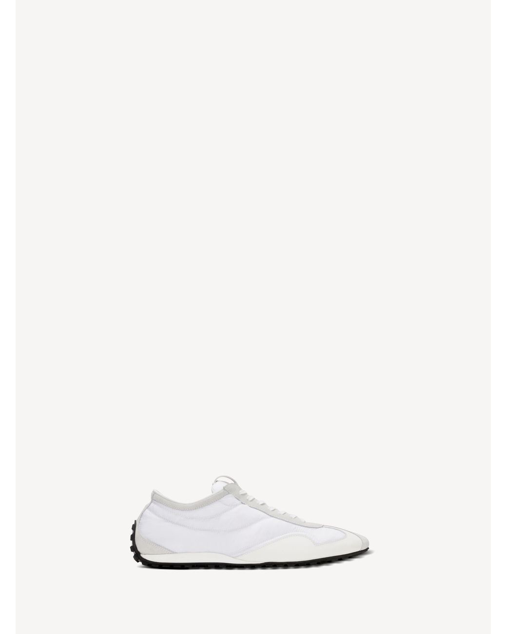 Balmain White Racing Low Trainers for men