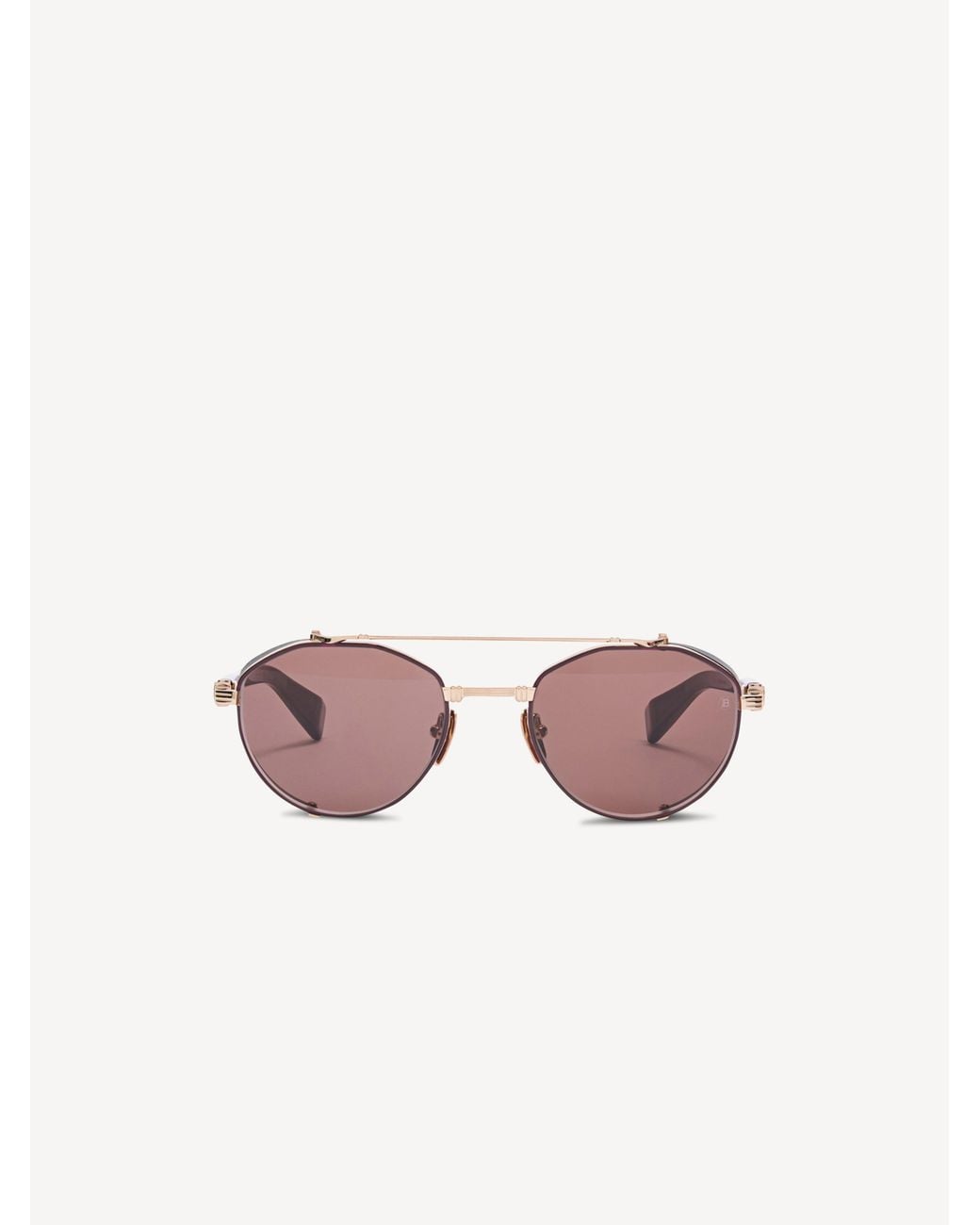 Balmain Pink Brigade Iv Sunglasses