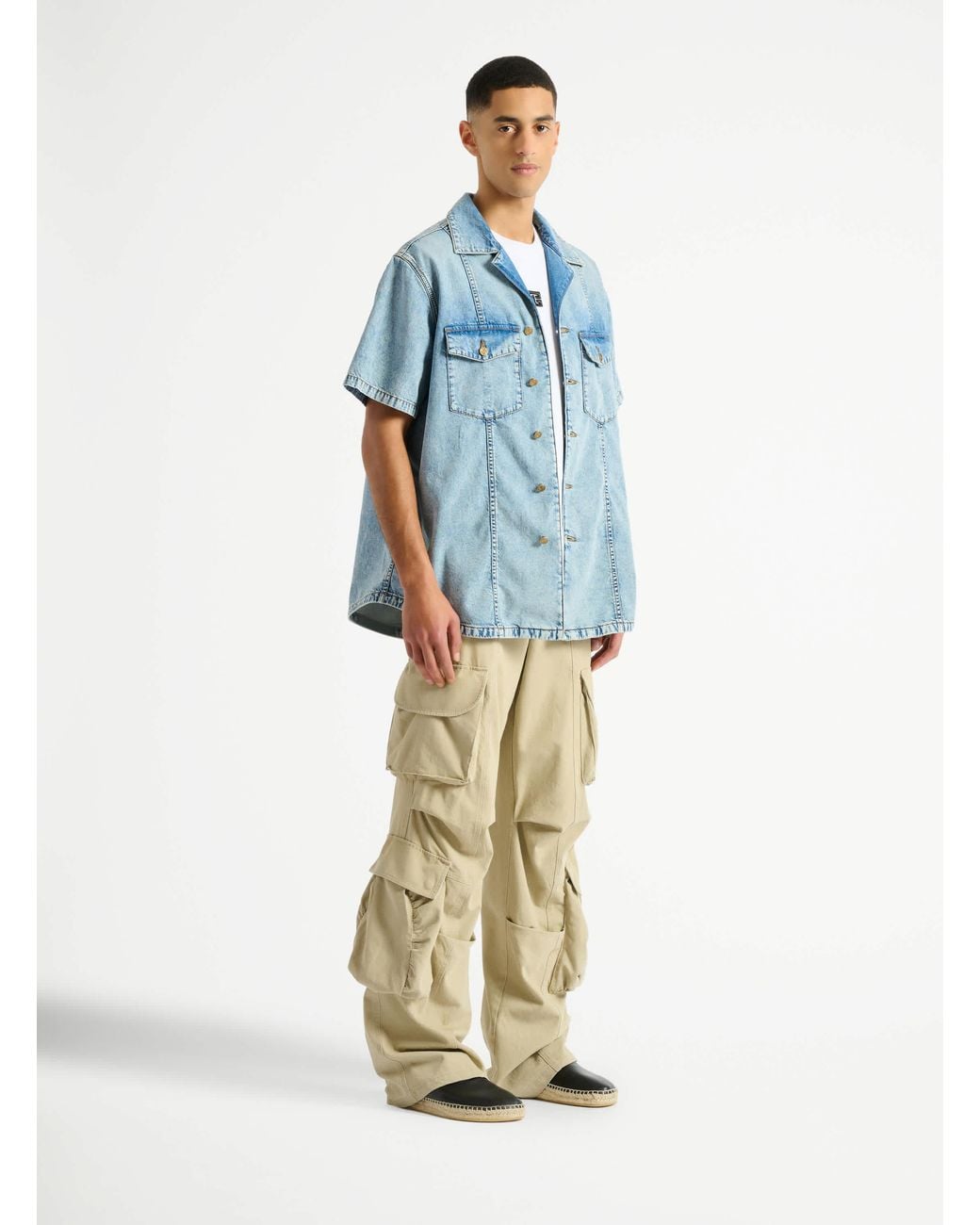 Camicia di Balmain in Blue da Uomo