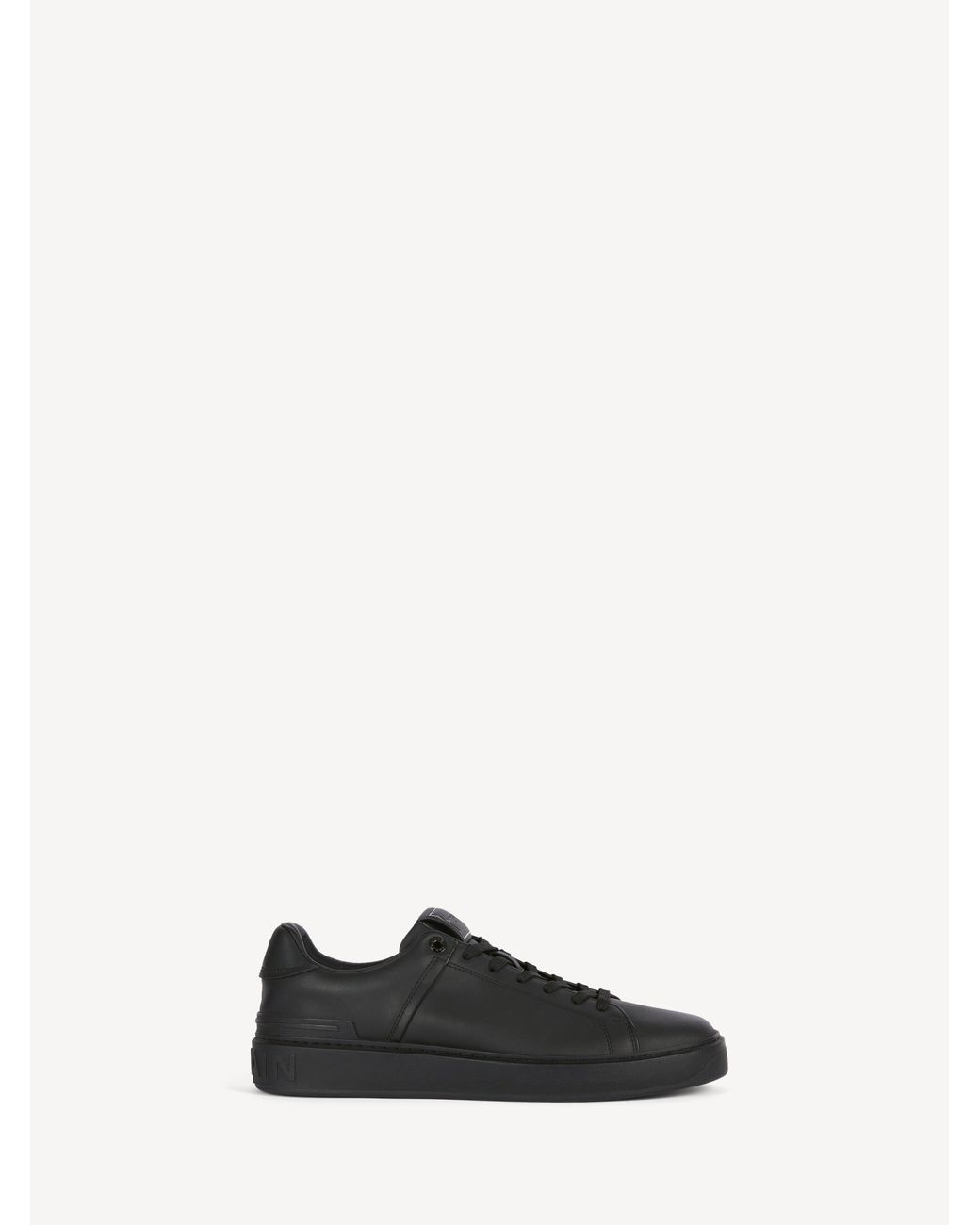 Balmain Black B-Court Trainers for men