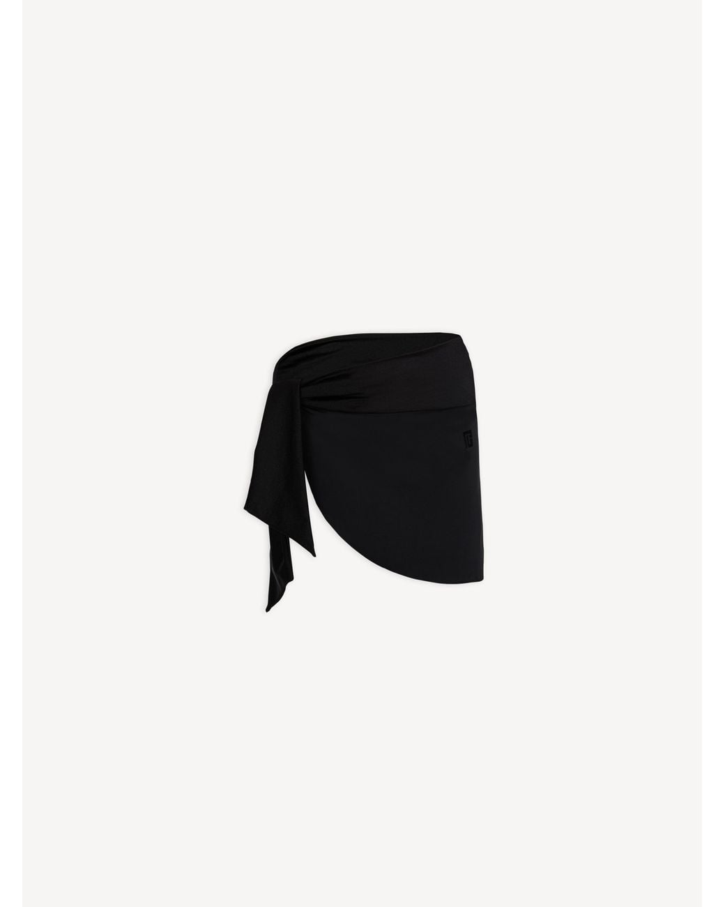 Balmain Black Tie Sarong