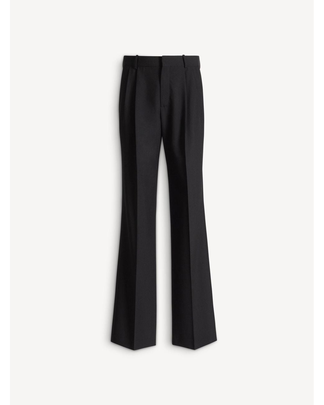 Balmain Black Wool Trousers for men