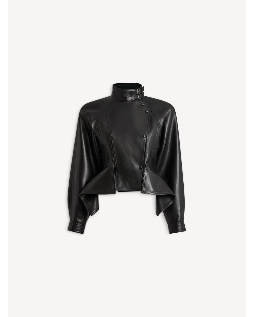 Balmain Black Lambskin Signature Jacket
