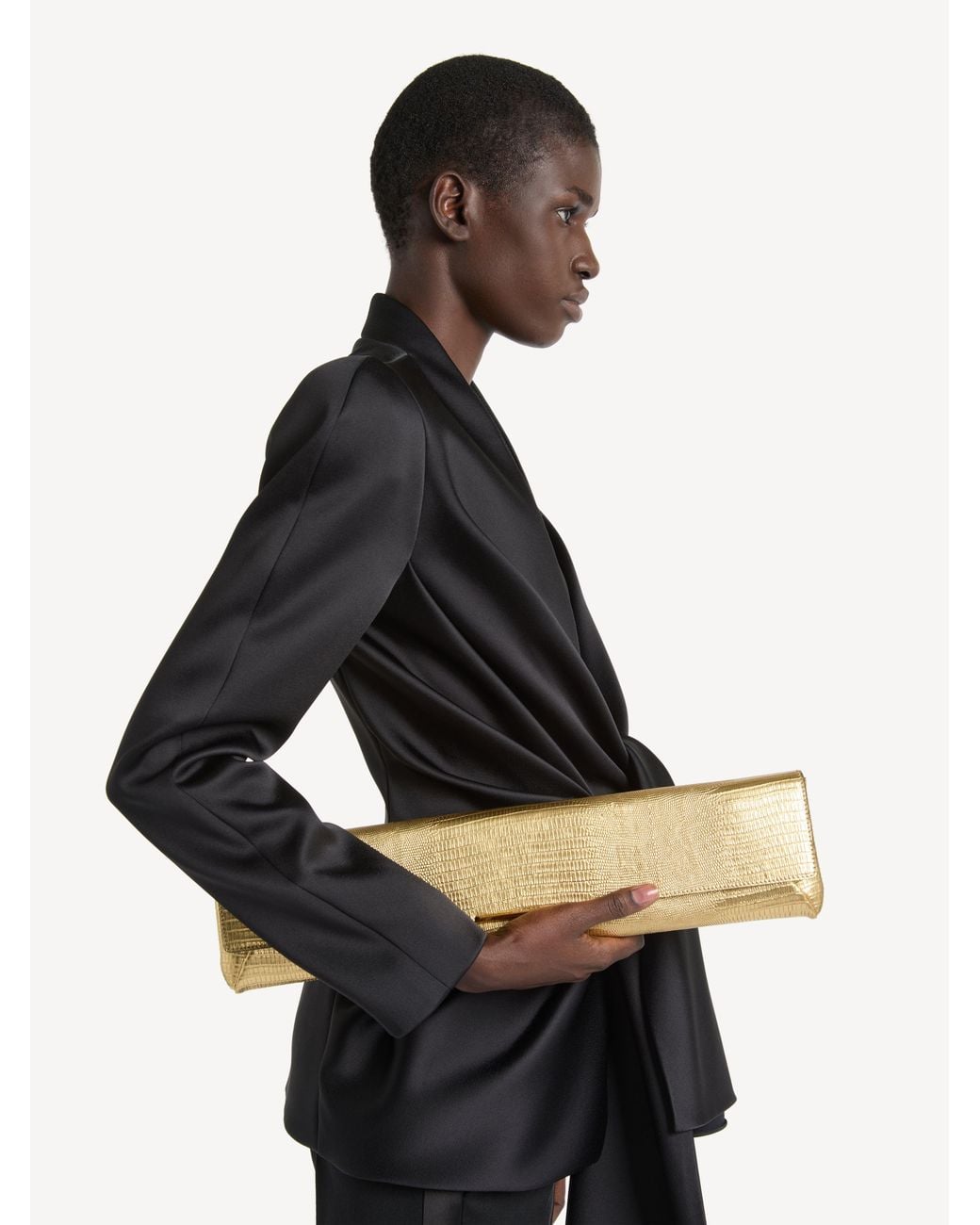 Borsa Long Clutch di Balmain in Natural