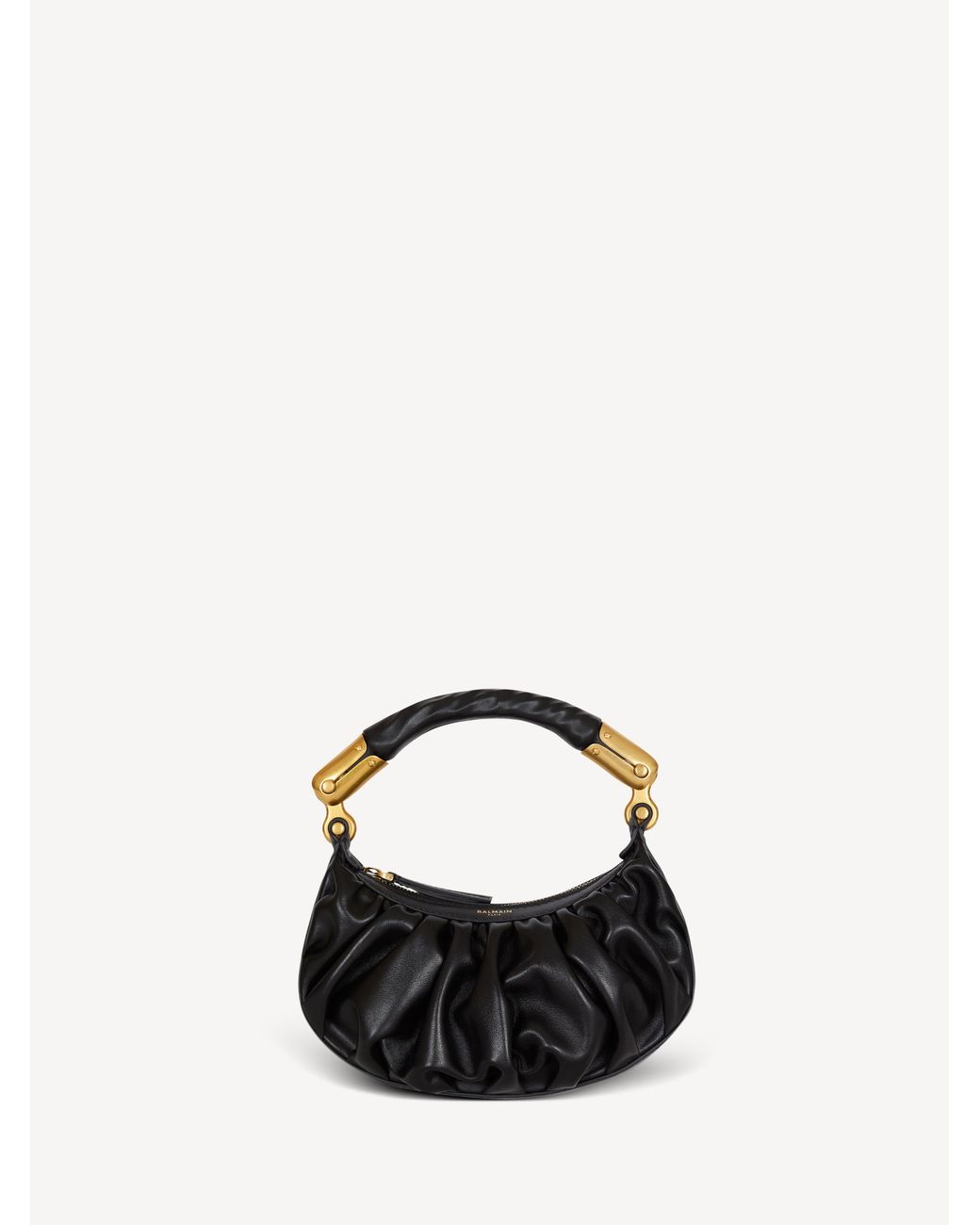 Balmain Black Mini Ébène Bag