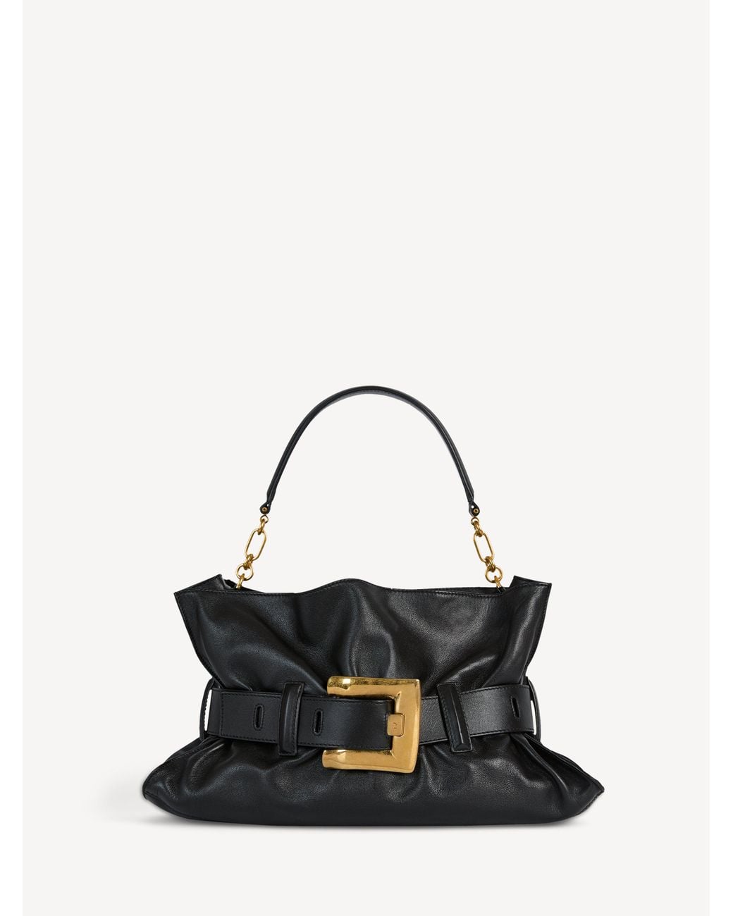 Balmain Black Medium Anthem Bag