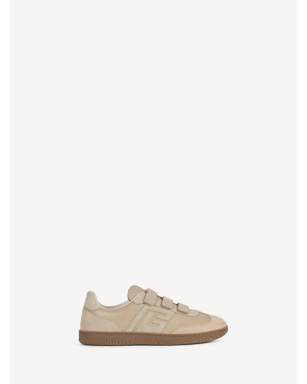 Balmain Natural Swan Trainers for men