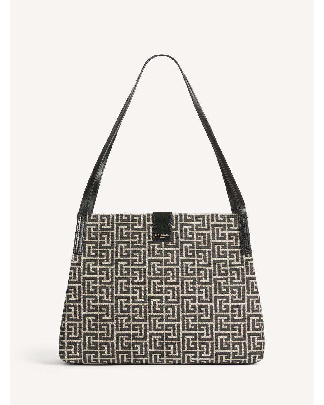 Balmain Black Medium Release Shopper Bag