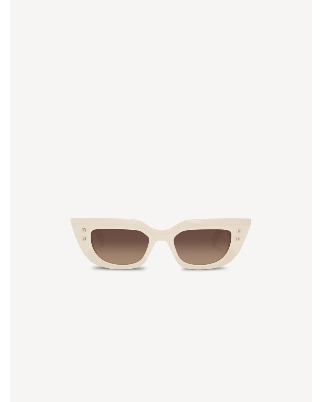 Balmain White B-Aura Sunglasses