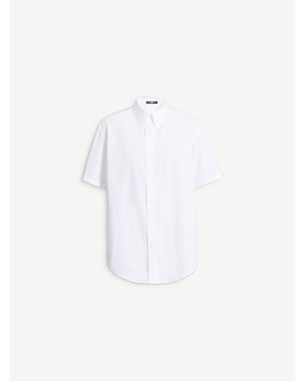 Balmain White Paris Shirt for men