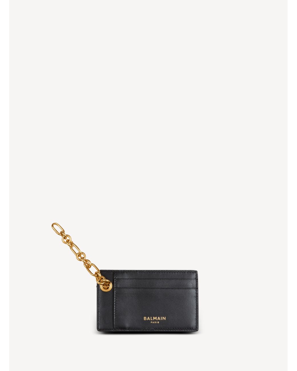 Balmain White Pulse Monogram Jacquard Card Holder