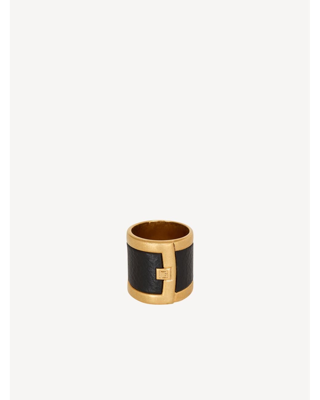 Balmain White Anthem Ring