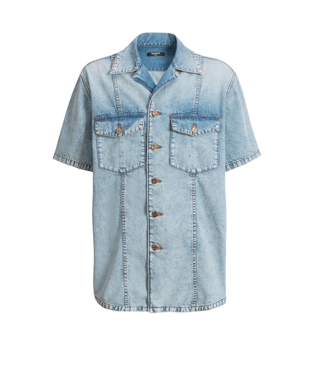 Camicia di Balmain in Blue da Uomo