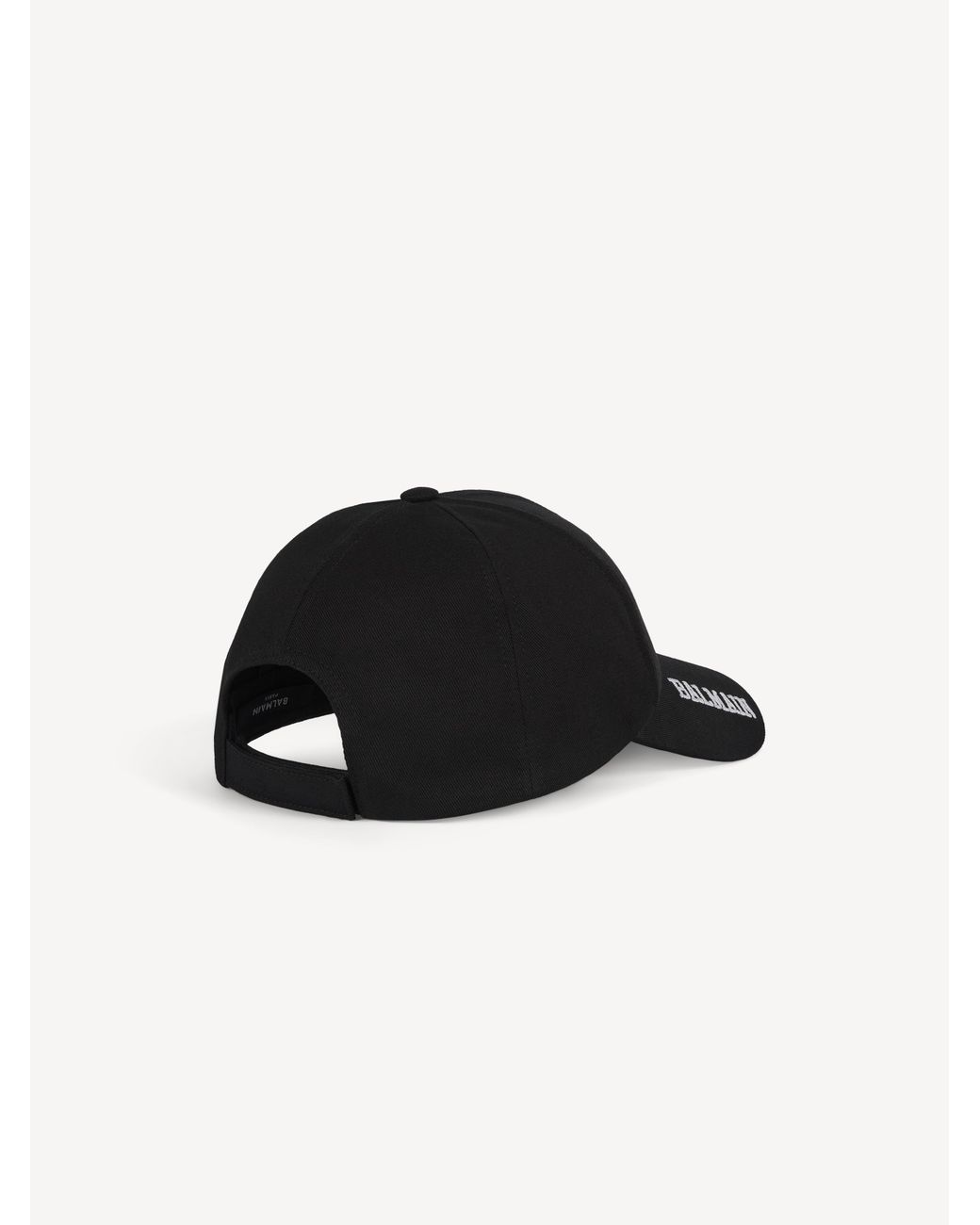 Casquette B Brodée Balmain pour homme en coloris Black