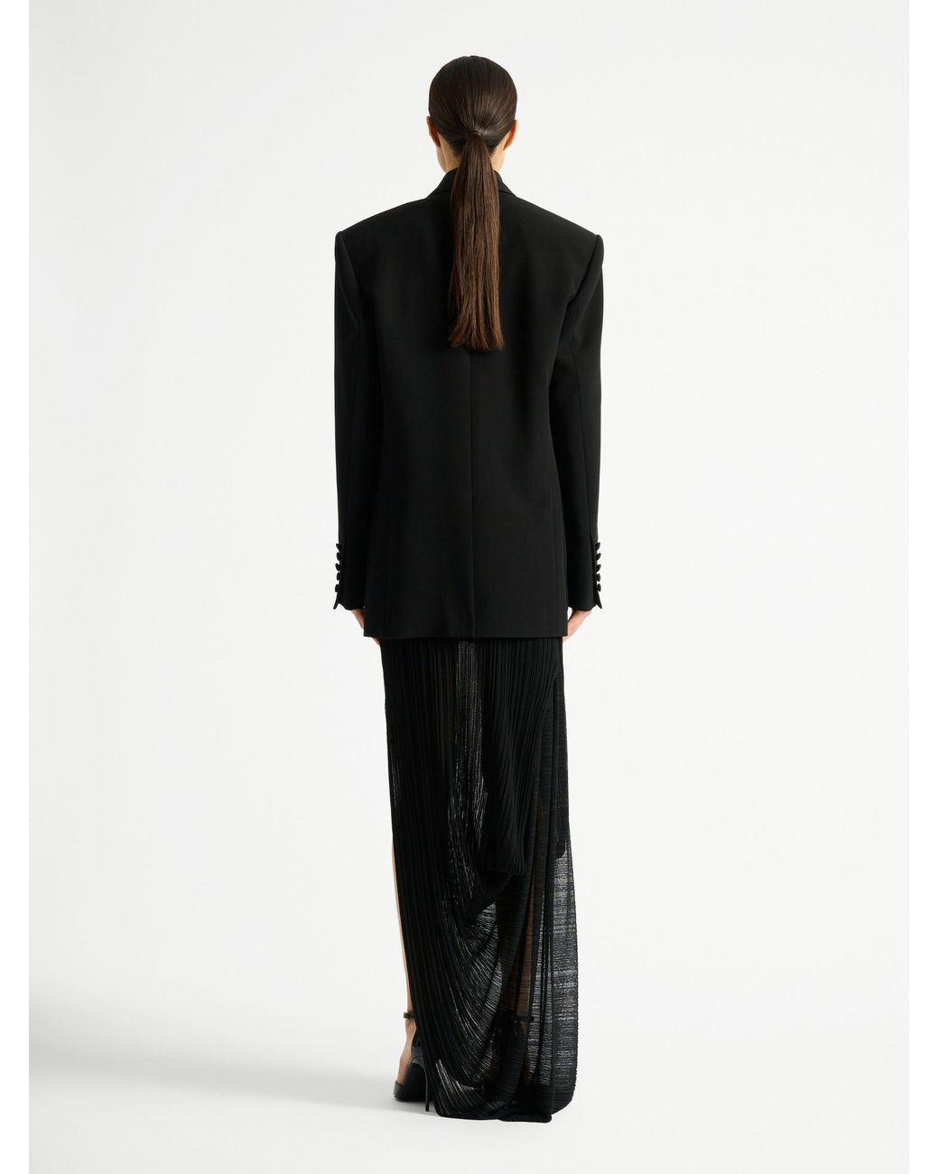 Balmain Black Embroidered Insect Jacket