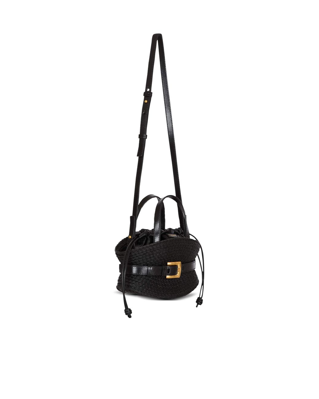 Borsa Shuffle Mini di Balmain in Black