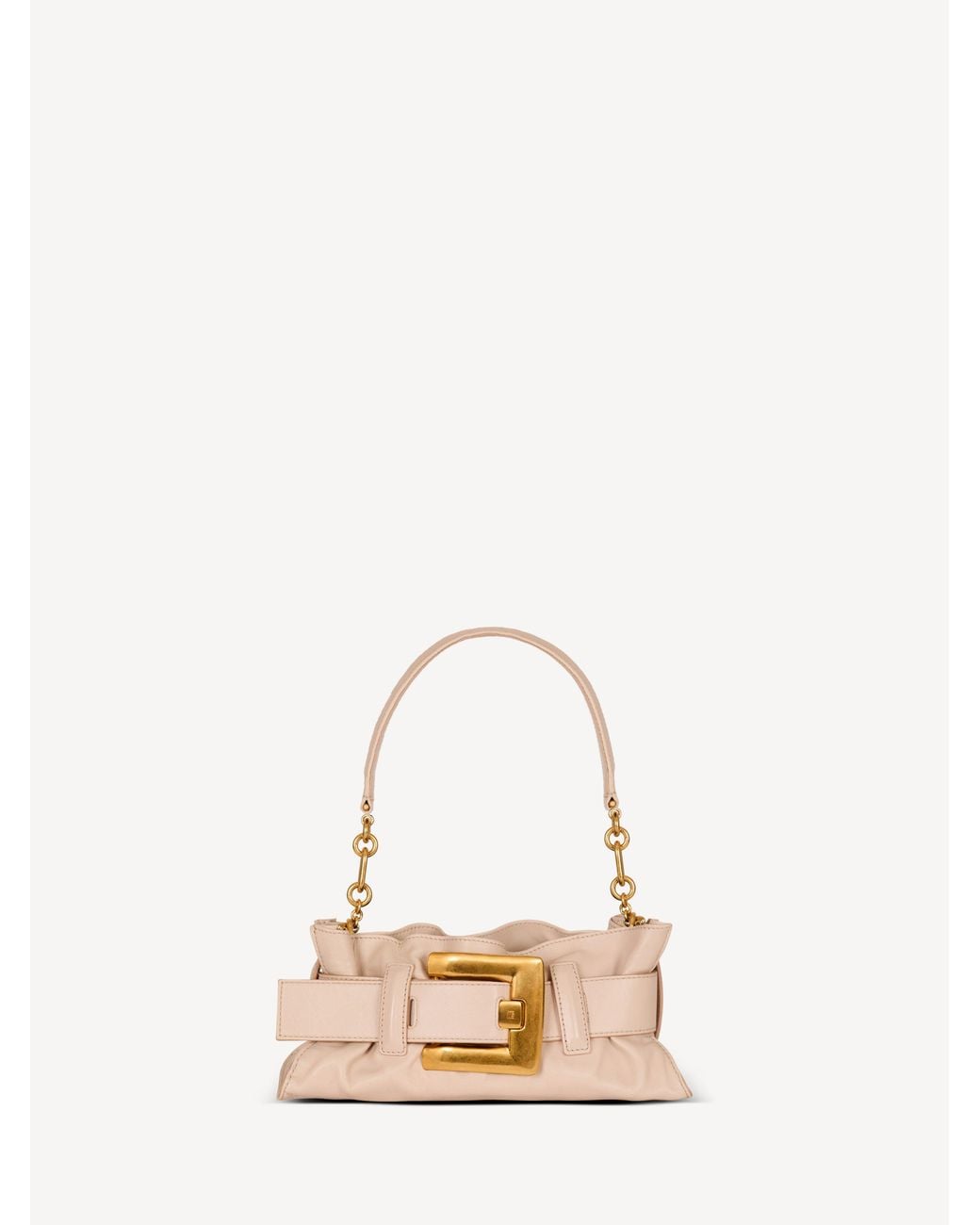 Balmain White Mini Anthem Bag