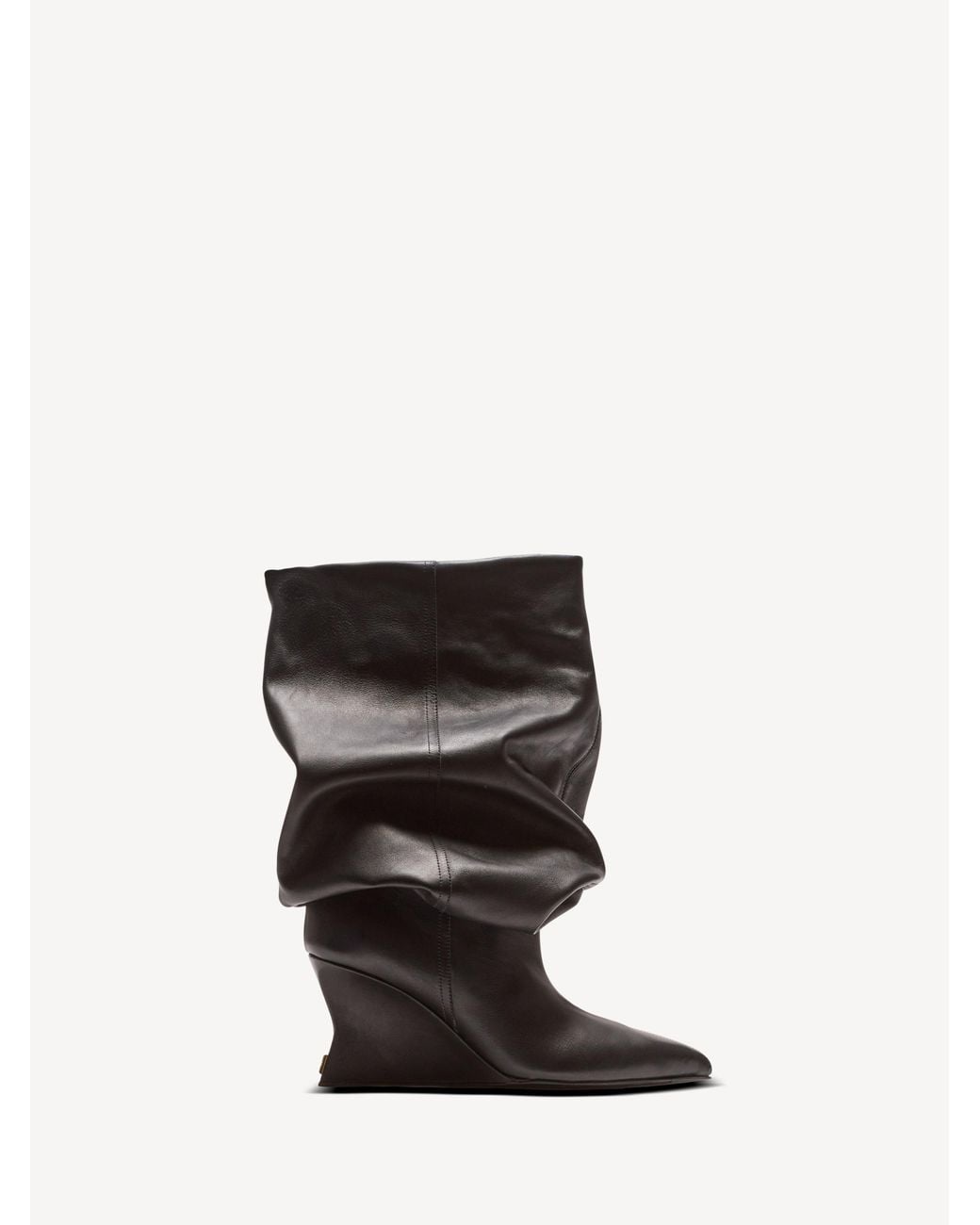 Balmain Black Wedge Ankle Boots