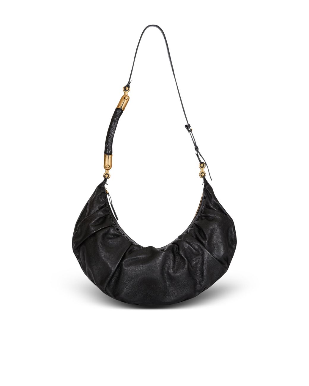 Borsa Ébène Hobo di Balmain in Black da Uomo
