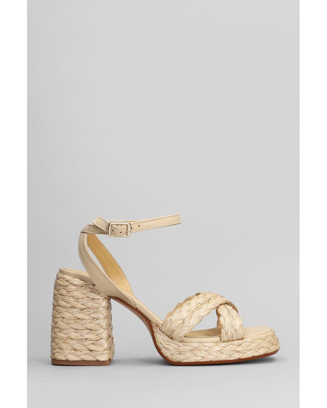 サンダル・ミュール CASTANER Women Sandals VALERIETTE 258 RAFIANATURAL Beige castaner-Beige-Valeriette-258-