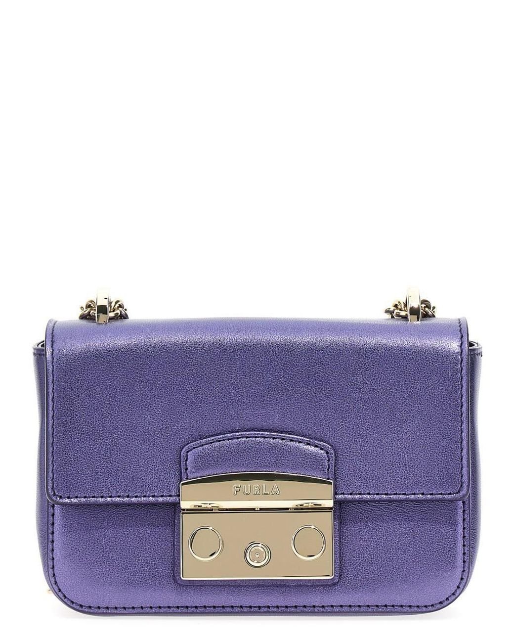 Furla Metropolis Crossbody Bags in Purple | Lyst
