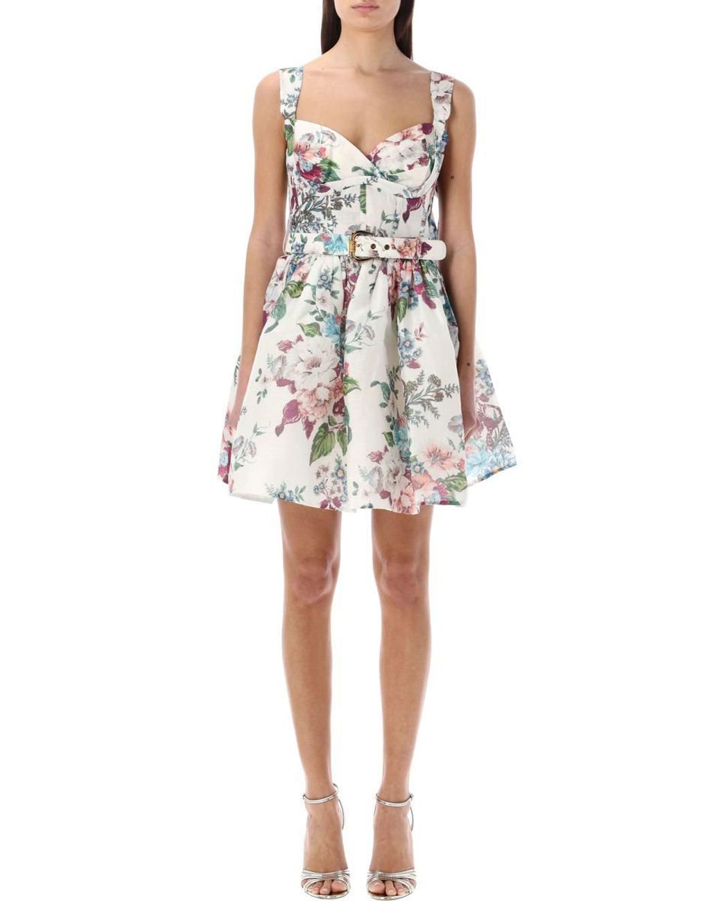 ||SALE|| ZIMMERMANN >> Matchmaker ミディドレス Zimmermann】MATCHMAKER MIDI DRESS タイリボン ミディドレス