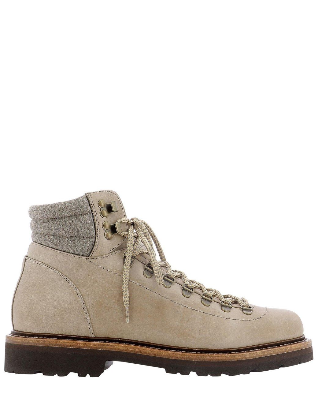 beige padded boots