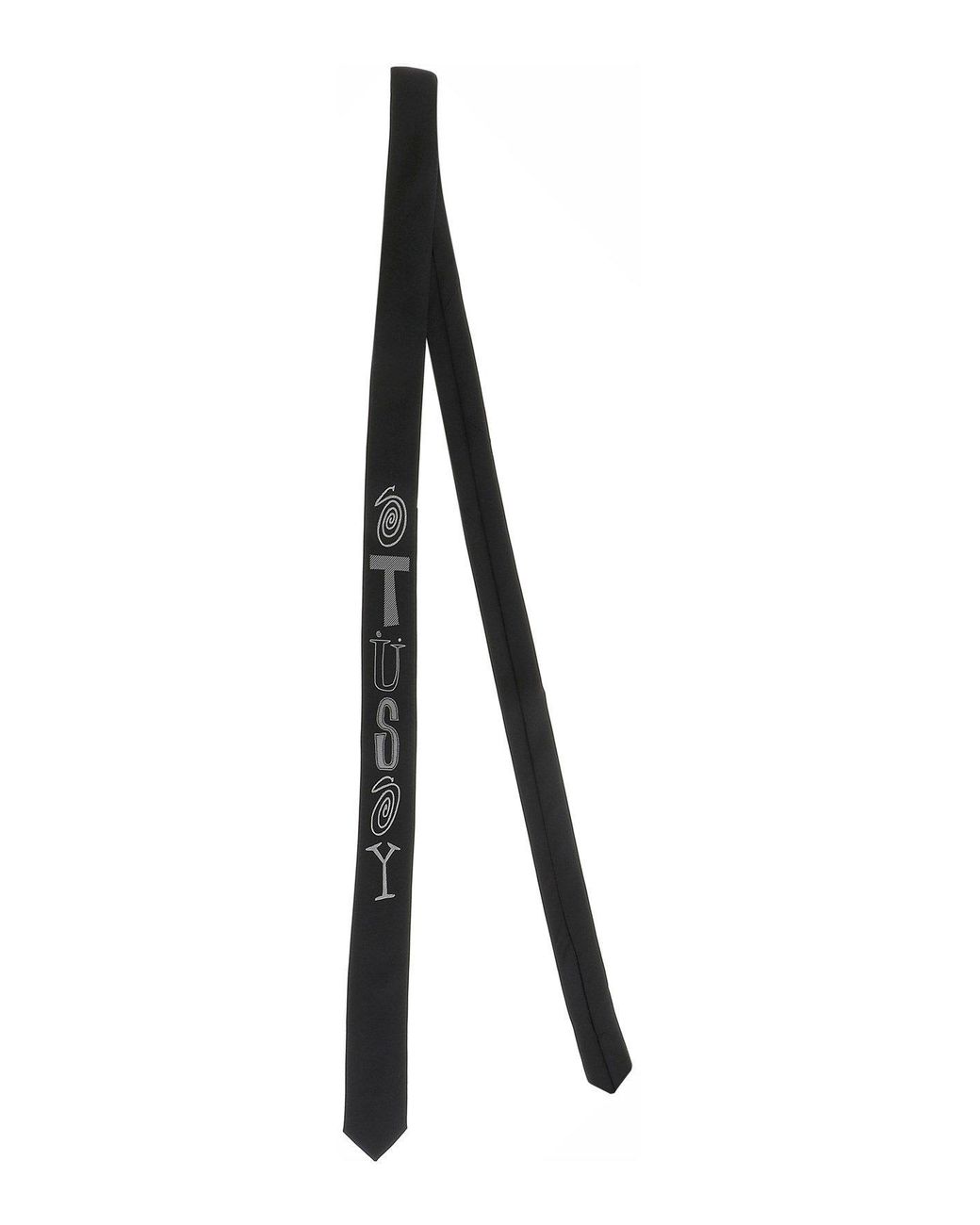美品 STUSSY ステューシー RANSOM JACQUARD TIE 黒 Stussy Ransom Jacquard Tie – Gutwear