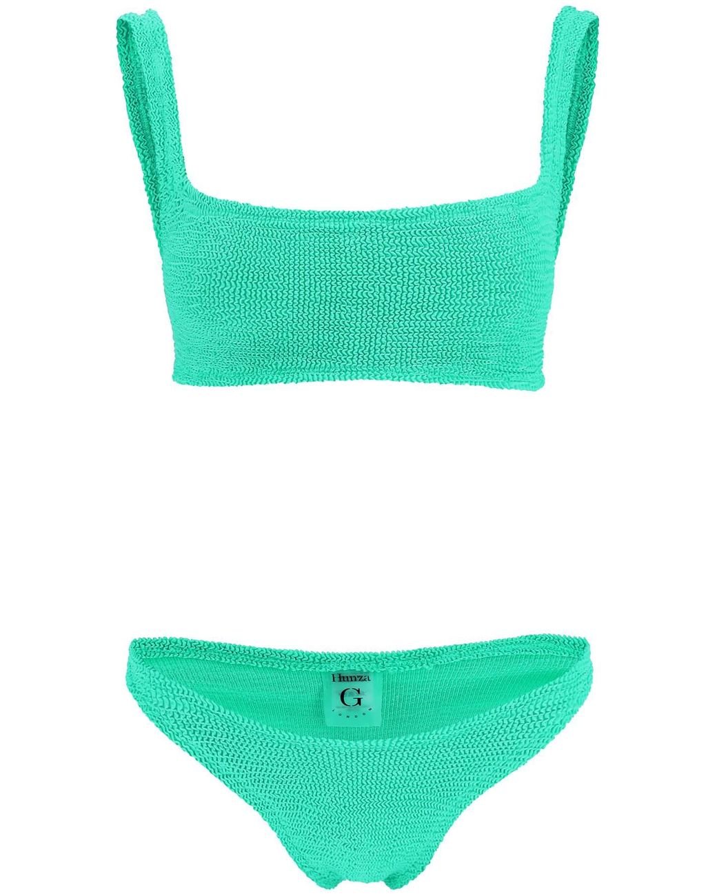 Hunza G . Xandra Bikini Set in Green Lyst