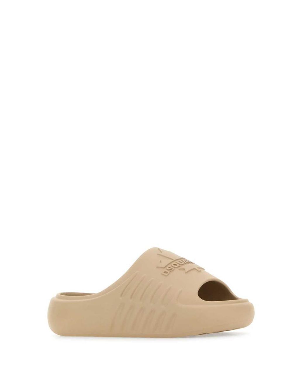 DSquared Dsquared Sand Rubber Canadian Leaf Slippers Lyst UK