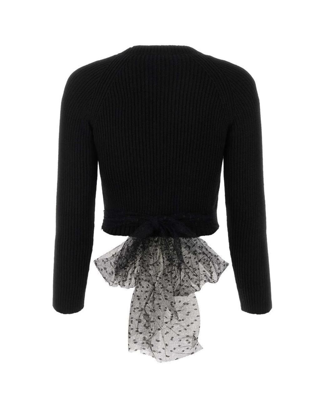 gnier ozon accelerator RED Valentino Knitwear in Black | Lyst