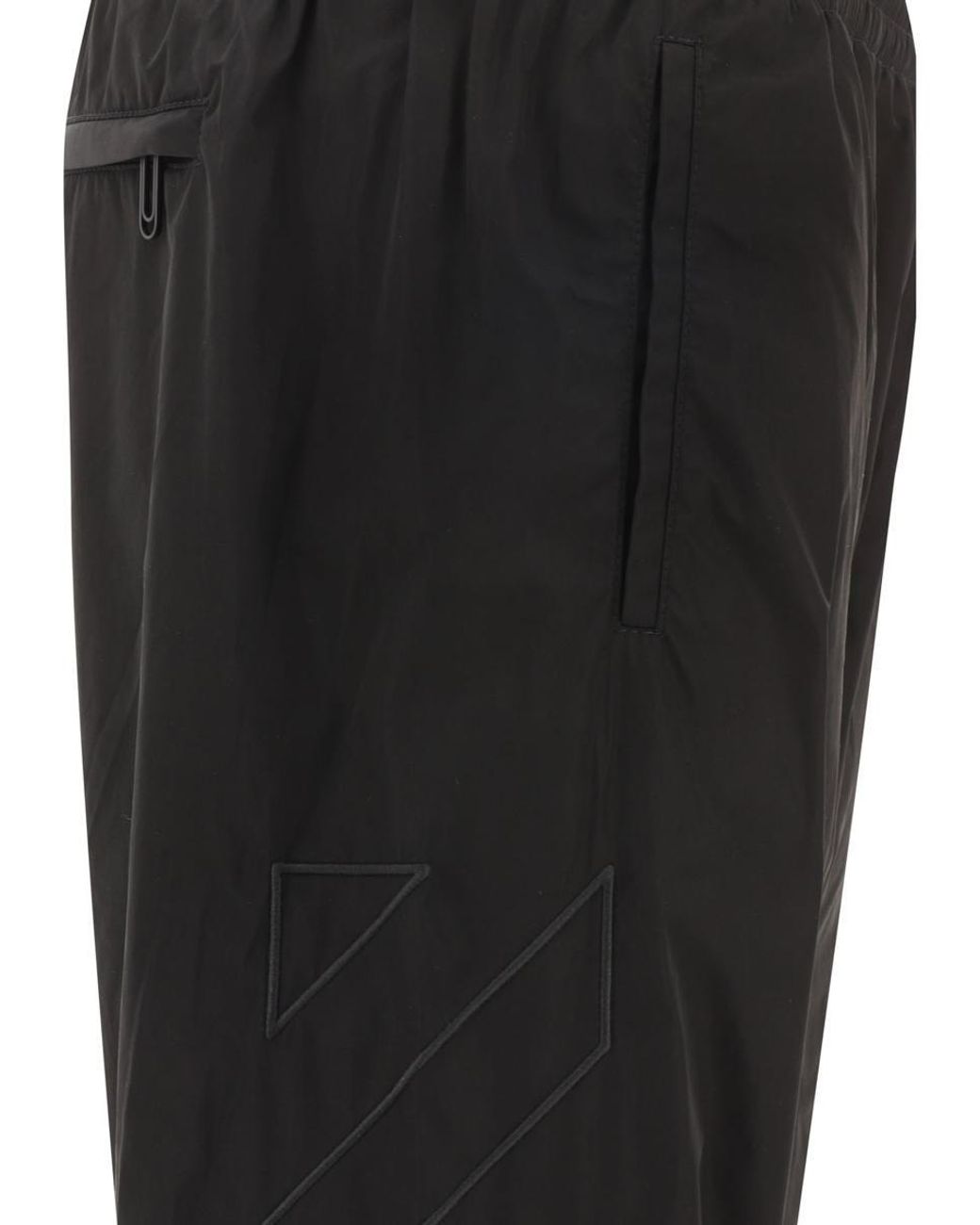 Off-White c/o Virgil Abloh "diag Outline" Trousers in Black for Men | Lyst