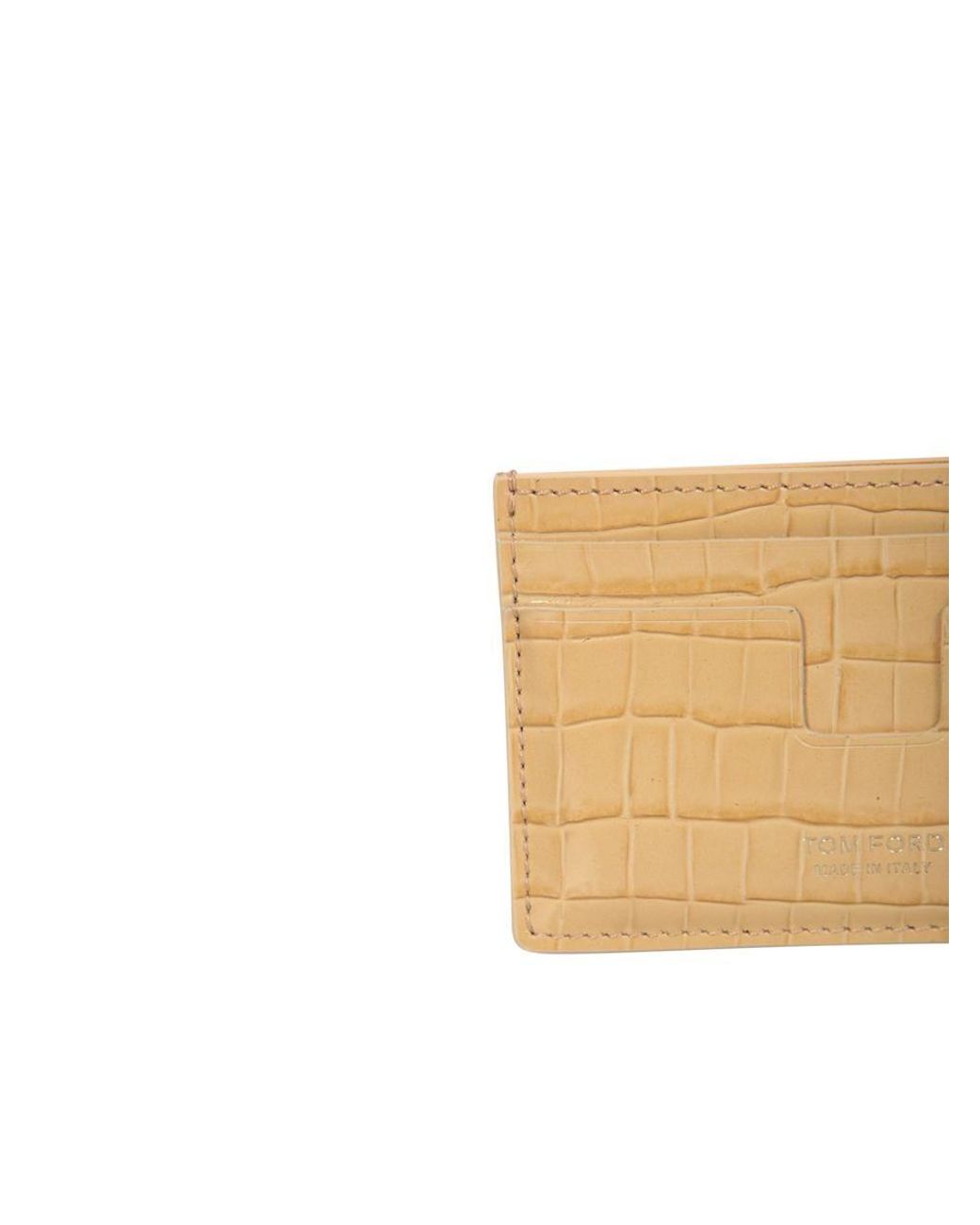 Tom Ford T Line Card Holder By in Natural for Men | Lyst