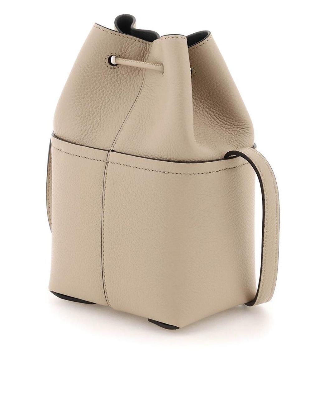 Ferragamo Gancini Mini Leather Bucket Bag