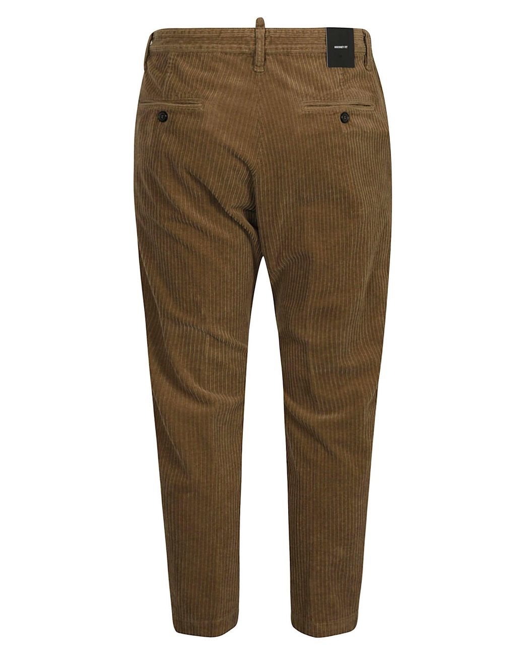 Mens Trousers Slacks and Chinos DSquared² Trousers Slacks and Chinos DSquared² Corduroy Logo-print Trousers for Men Save 1% 