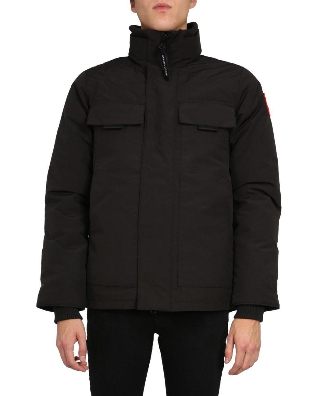 Canada Goose Fleece "forester" Jacket in Black for Men Lyst