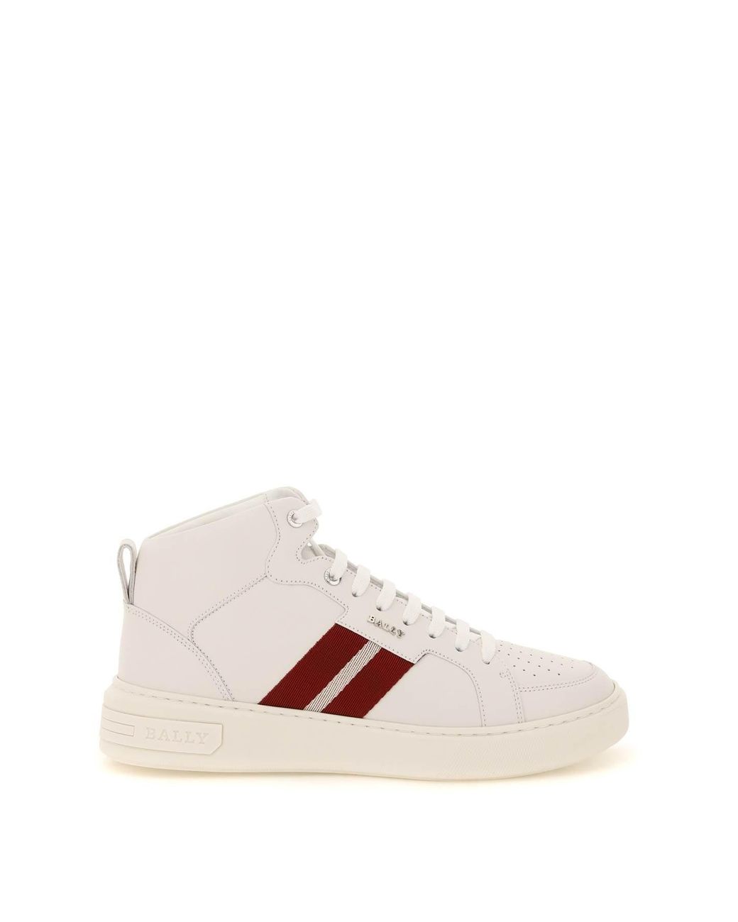 Bally Myles Leather High Sneakers for Men | Lyst