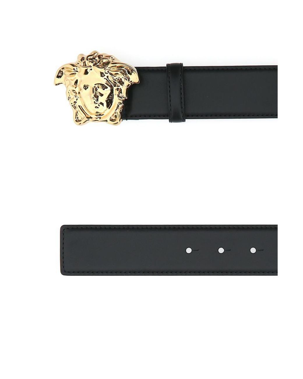 Powerful white. Find more #Versace Men's belts on versace.com