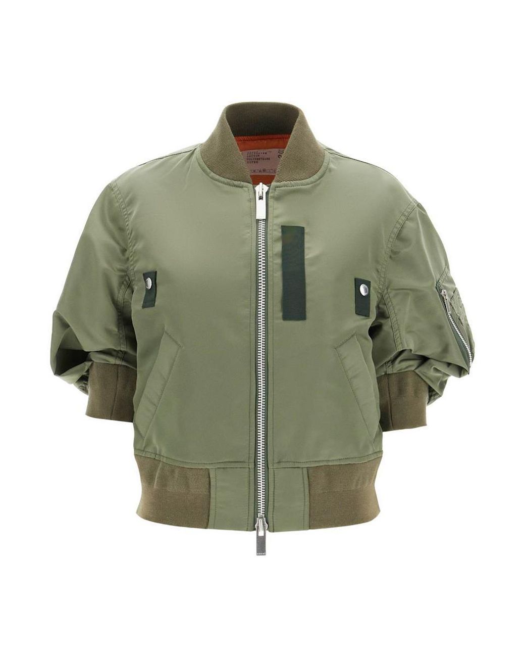 sacai-BROWN-Short-sleeved-